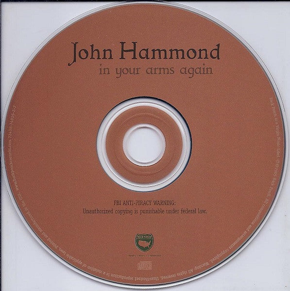 John Hammond - In Your Arms Again (CD) | USED - BLUES / USED *NEAR MINT*