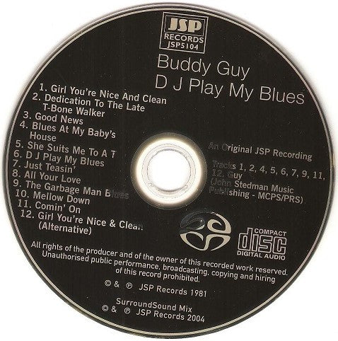 Buddy Guy - D. J. Play My Blues (SACD) | USED - BLUES / USED *NEAR MINT*