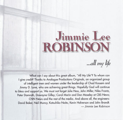 Jimmie Lee Robinson - ...All My Life (SACD) | USED - BLUES / USED *NEAR MINT*