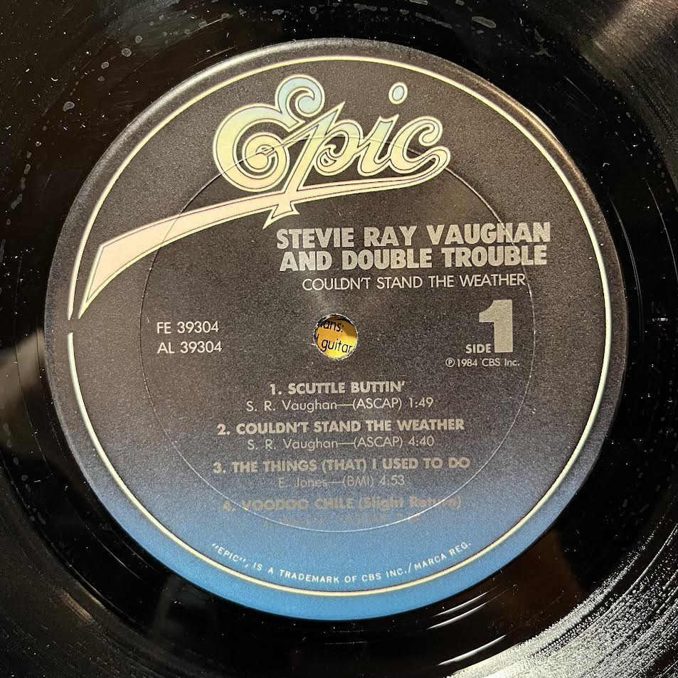 Couldn't Stand The Weather (VINYL) | Near Mint (NM or M-) Excellent (EX) - BLUES / USED *NEAR MINT*