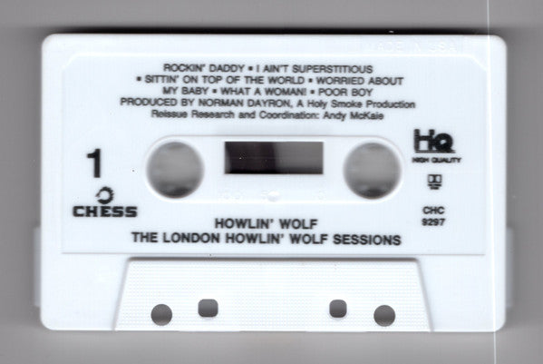 Howlin' Wolf - London Sessions (CASSETTE) | Near Mint (NM) Near Mint (NM) - BLUES / USED *NEAR MINT*