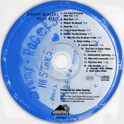 Jimmy Rogers - Blue Bird (CD) | USED - BLUES / USED *NEAR MINT*