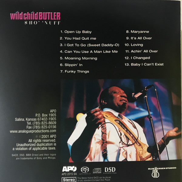 Wild Child Butler - Sho' 'Nuff (SACD) | USED - BLUES / USED *NEAR MINT*