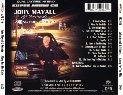 John Mayall & Friends - Along For The Ride SACD | Near Mint (NM) Near Mint (NM) - BLUES / USED *NEAR MINT*