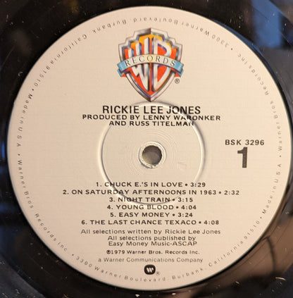 Rickie Lee Jones - Rickie Lee Jones | Near Mint (NM) Excellent+ (EX+) - BLUES / USED *NEAR MINT*