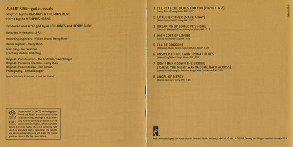 Albert King - I'll Play The Blues For You (SACD) | USED - BLUES / USED *NEAR MINT*