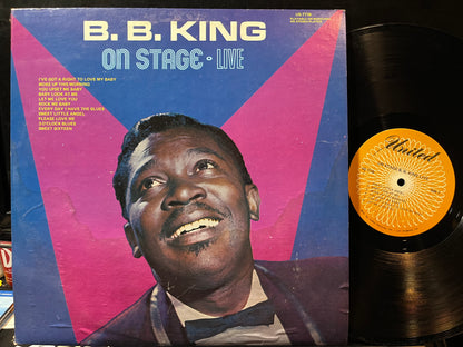 B.B. King - On Stage Live (VINYL) | Near Mint (NM) Very Good (VG) - BLUES / USED *NEAR MINT*