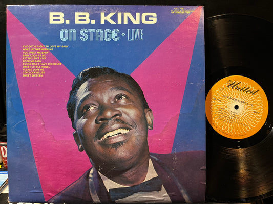 B.B. King - On Stage Live (VINYL) | Near Mint (NM) Very Good (VG) - BLUES / USED *NEAR MINT*