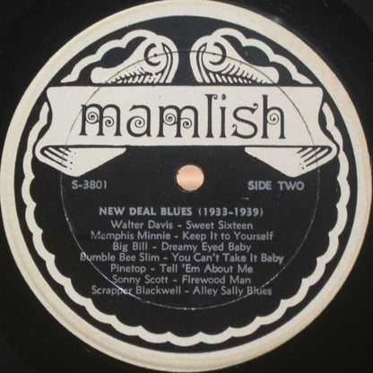 Various - New Deal Blues: 1933-1939 (VINYL LP MAMLISH S-3801 1970) | - BLUES / USED *NEAR MINT*