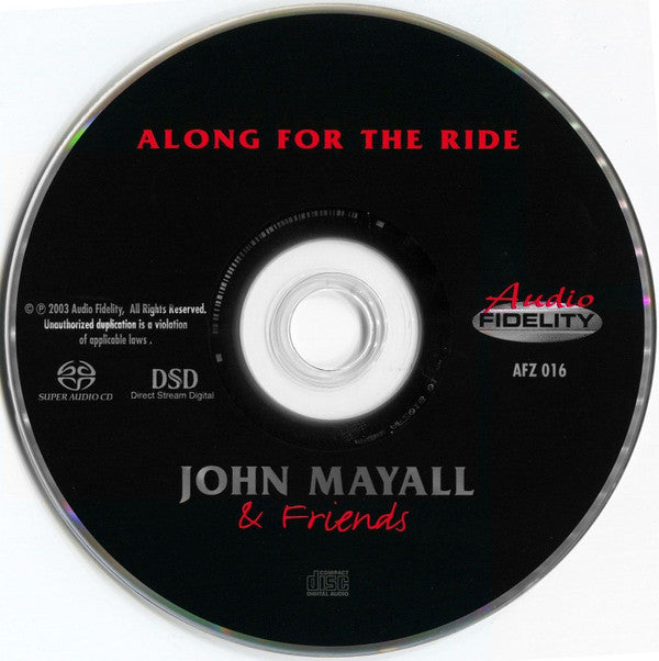 John Mayall & Friends - Along For The Ride SACD | Near Mint (NM) Near Mint (NM) - BLUES / USED *NEAR MINT*
