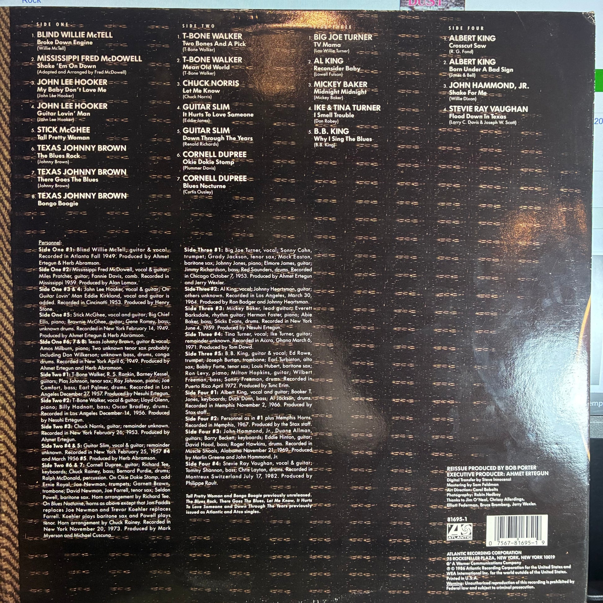 Atlantic Blues: Guitar (2x VINYL) | Near Mint (NM or M-) Excellent (EX) - BLUES / USED *NEAR MINT*