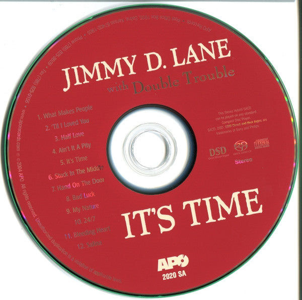 Jimmy D. Lane With Double Trouble - It's Time (SACD) | USED - BLUES / USED *NEAR MINT*