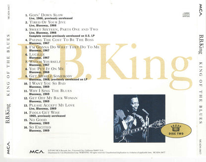 King Of The Blues (4xCD BOX) | Near Mint (NM) Excellent+ (EX+) - BLUES / USED *NEAR MINT*
