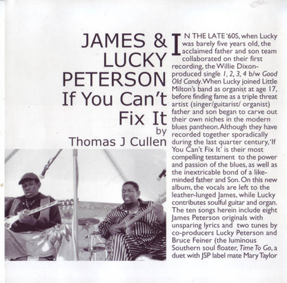 James & Lucky Peterson - If You Can't Fix It (SACD) | USED - BLUES / USED *NEAR MINT*