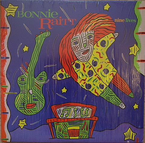 Bonnie Raitt Nine Lives LP Near Mint (NM or M-) Near Mint (NM or M-)