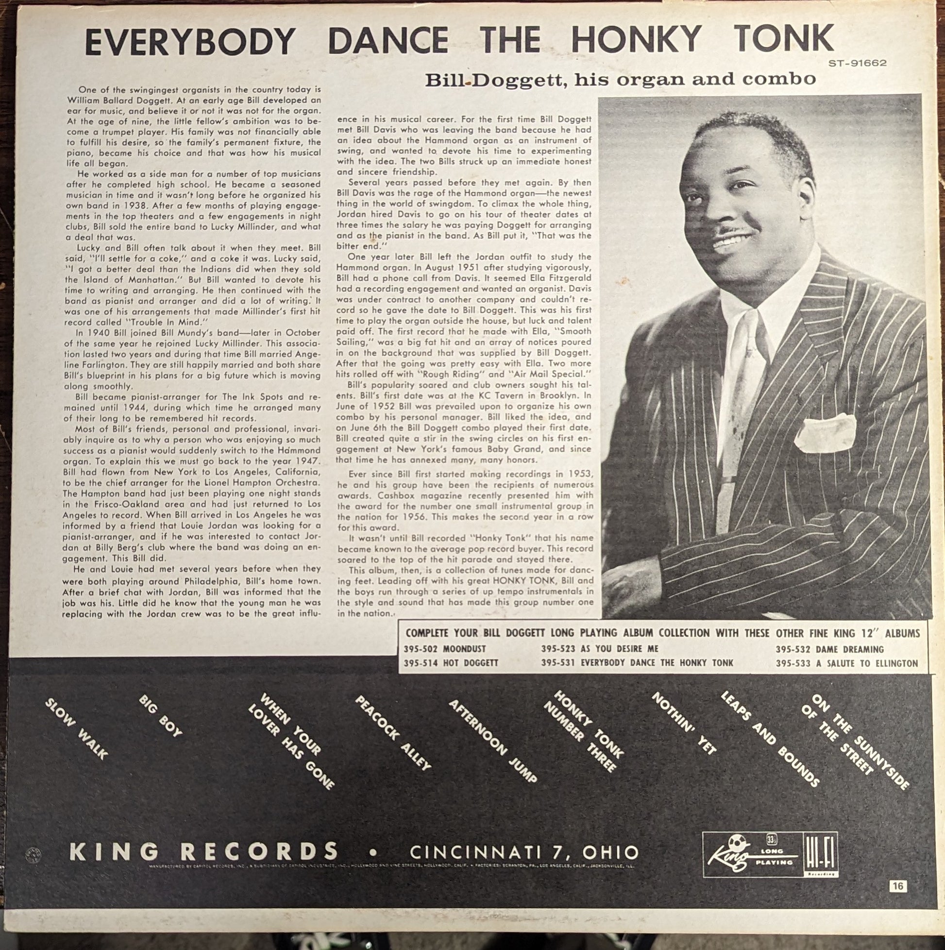 Bill Doggett - Everybody Dance The Honky Tonk *CLUB* | Near Mint (NM) Near Mint (NM) - BLUES / USED *NEAR MINT*