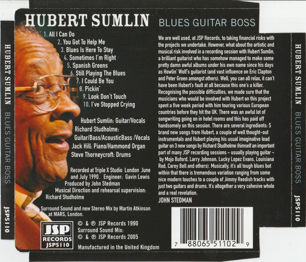 Hubert Sumlin - Blues Guitar Boss (SACD) | USED - BLUES / USED *NEAR MINT*