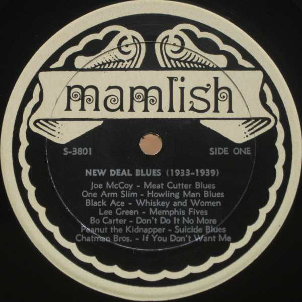 Various - New Deal Blues: 1933-1939 (VINYL LP MAMLISH S-3801 1970) | - BLUES / USED *NEAR MINT*