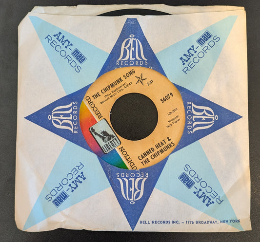 The Chipmunk Song / Christmas Blues (7") | Very Good Plus (VG+) Generic - BLUES / USED *VERY GOOD+*