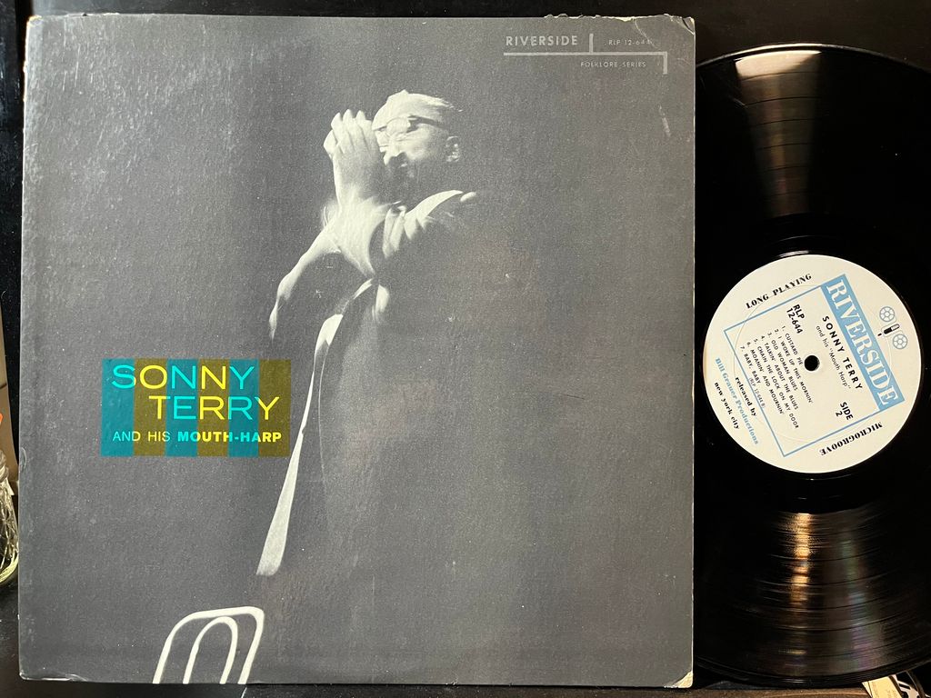 Sonny Terry - Sonny Terry And His Mouth-Harp (VINYL) | Very Good Plus (VG+) Very Good Plus Plus (VG++) - BLUES / USED *VERY GOOD+*