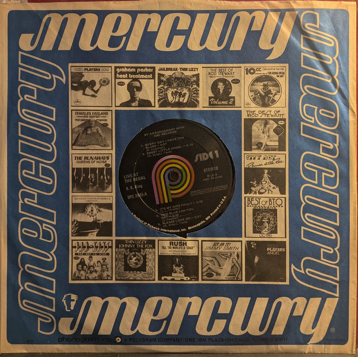 Live At The Regal (VINYL) | Very Good Plus (VG+) Near Mint (NM) - BLUES / USED *VERY GOOD++*