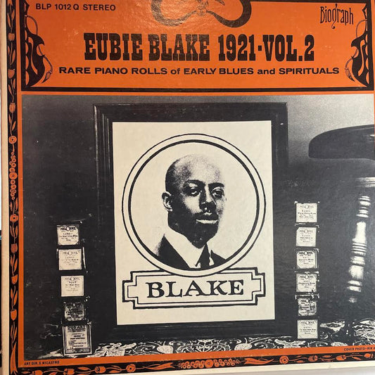 1921 - Vol. 2 Rare Piano Rolls Of Early Blues And Spirituals (VINYL) | Very Good Plus (VG+) Excellent+ (EX+) - BLUES / USED *VERY GOOD+*
