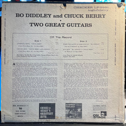 Bo Diddley - Two Great Guitars *REPRESS/US* | Very Good (VG) Very Good (VG) - BLUES / USED *VERY GOOD*