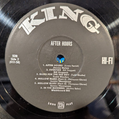 Various - After Hours *MONO* | Very Good (VG) Good Plus (G+) - BLUES / USED *VERY GOOD*