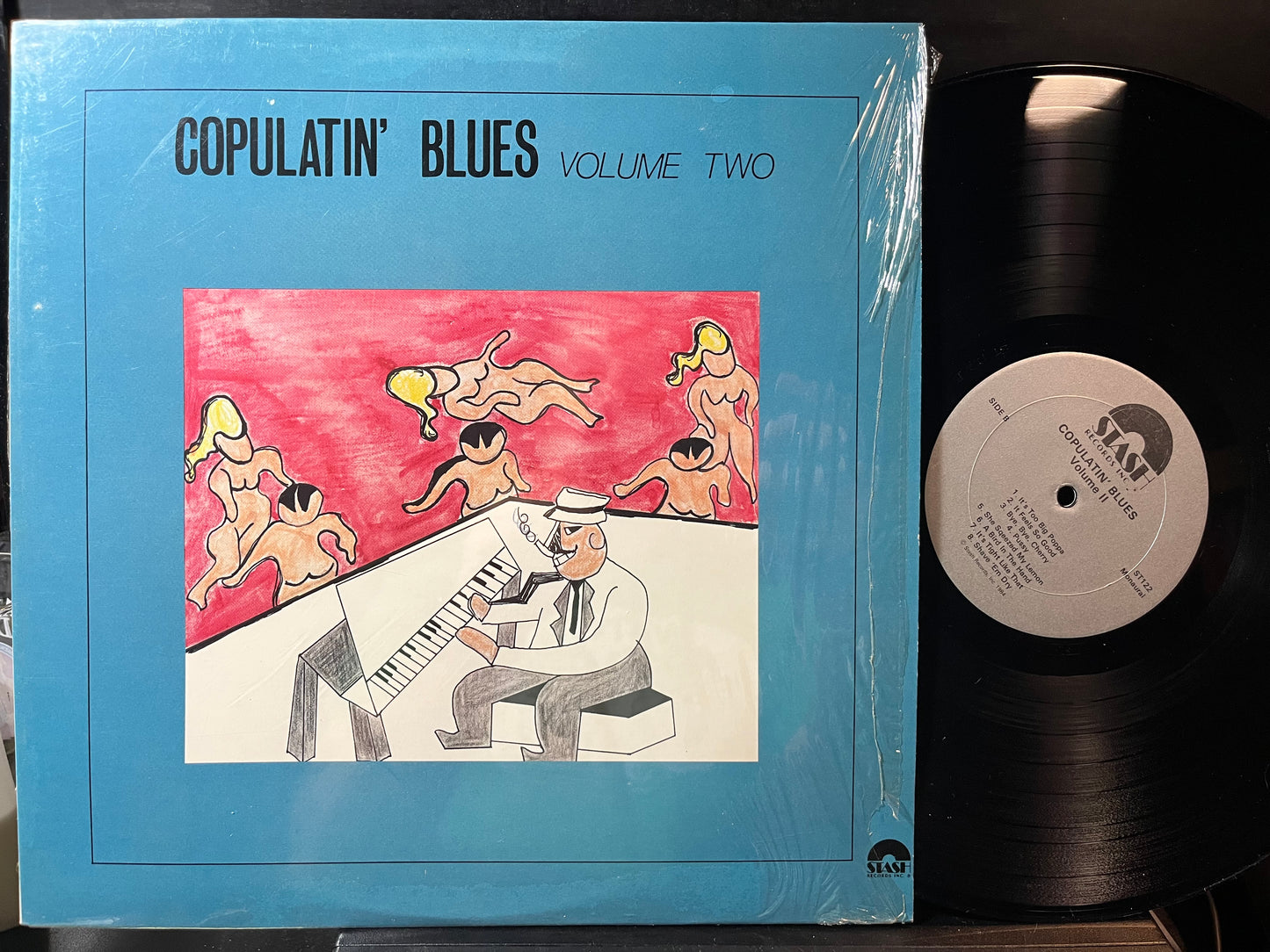 Various - Copulatin' Blues Volume Two (VINYL LP) | Near Mint (NM or M-) Near Mint (NM) - BLUES / USED *NEAR MINT*
