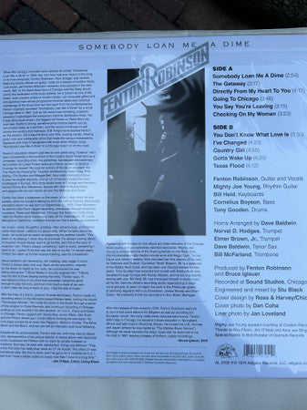 Fenton Robinson - Somebody Loan Me A Dime | Mint (M) Mint (M) - BLUES