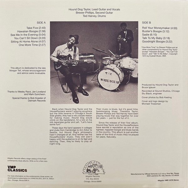 Hound Dog Taylor & The House Rockers - Natural Boogie | Mint (M) Mint (M) - BLUES