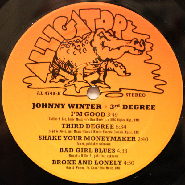 Johnny Winter 3rd Degree LP Mint (M) Mint (M)