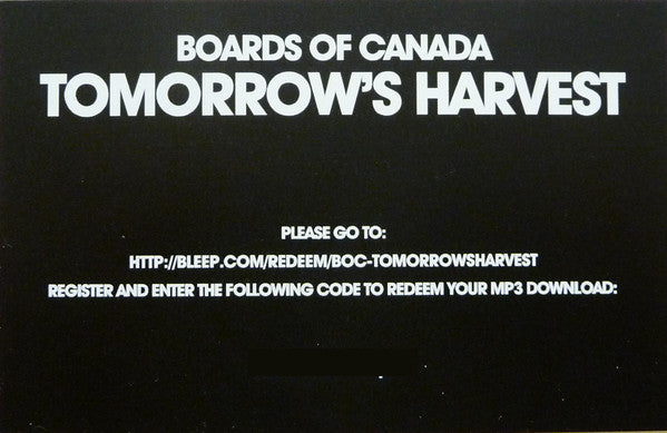Boards Of Canada - Tomorrow's Harvest (2x VINYL) | Mint (M) Mint (M) - DOWNTEMPO *SEALED*