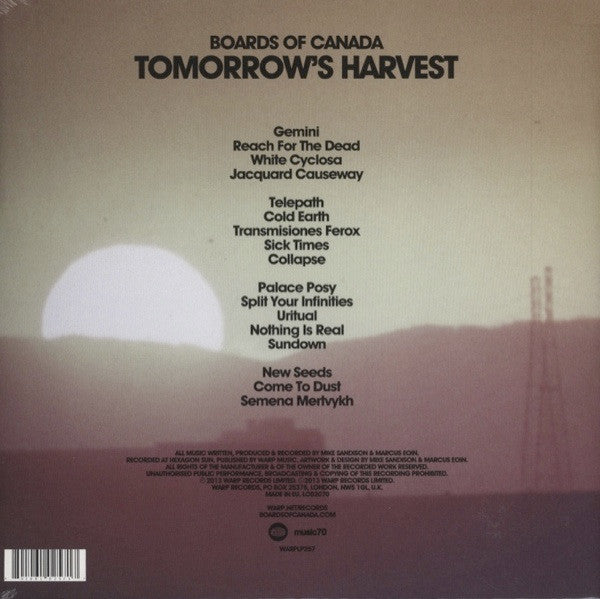 Boards Of Canada - Tomorrow's Harvest (2x VINYL) | Mint (M) Mint