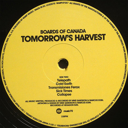 Boards Of Canada - Tomorrow's Harvest (2x VINYL) | Mint (M) Mint (M) - DOWNTEMPO *SEALED*