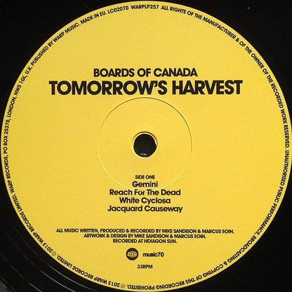 Boards Of Canada - Tomorrow's Harvest (2x VINYL) | Mint (M) Mint (M) - DOWNTEMPO *SEALED*
