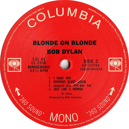 Bob Dylan - Blonde On Blonde (VMP | CLEAR BLONDE VINYL) | Mint (M) Mint (M) - FOLK *SEALED/COLOR*