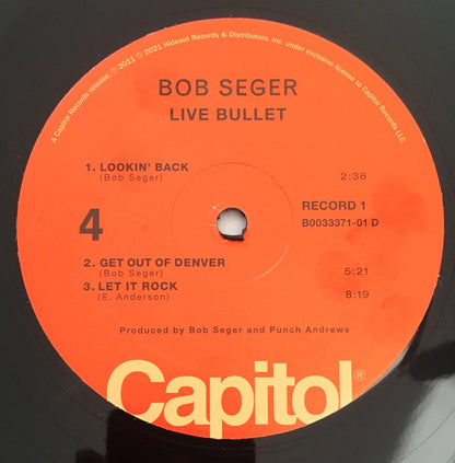 Bob Seger And The Silver Bullet Band Live Bullet Capitol Records, UMe, Hideout Records (4) 2xLP, Album, RE, RM, Gat Mint (M) Mint (M)
