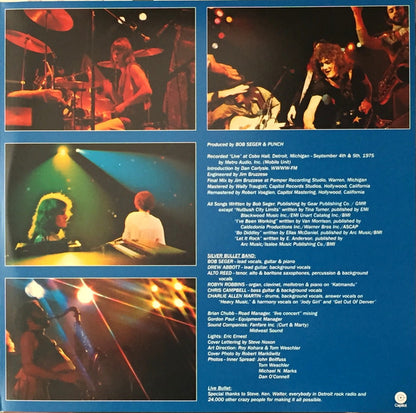 Bob Seger And The Silver Bullet Band Live Bullet Capitol Records, UMe, Hideout Records (4) 2xLP, Album, RE, RM, Gat Mint (M) Mint (M)