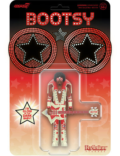 Super7 - Bootsy Collins - ReAction Figures Wv3 - Bootsy Collins (Glow) (Collectible, Action Figure) |