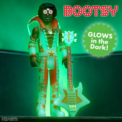 Super7 - Bootsy Collins - ReAction Figures Wv3 - Bootsy Collins (Glow) (Collectible, Action Figure) |
