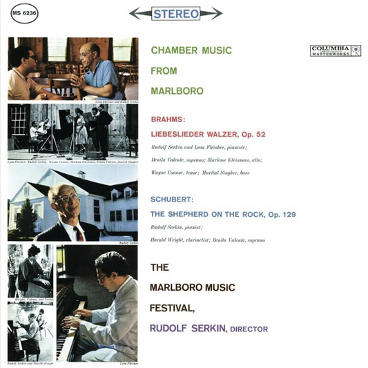 Brahms / Schubert, The Marlboro Music Festival - Liebeslieder Walzer, Op. 52 / The Shepherd On The Rock, Op. 129 |