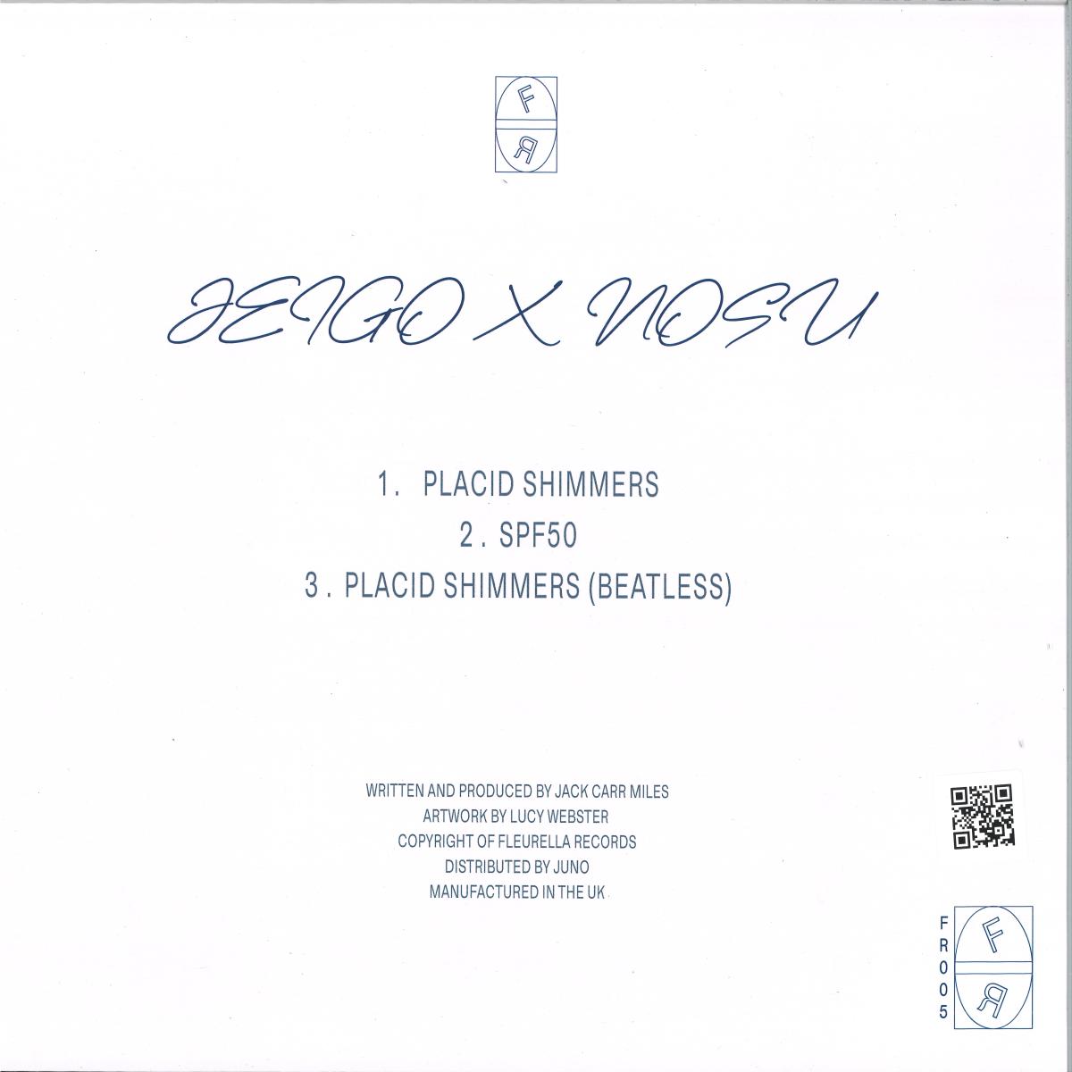 Jeigo - Nosu (VINYL 12" Fleurella) | NEW - BREAKS/GARAGE *NEW*
