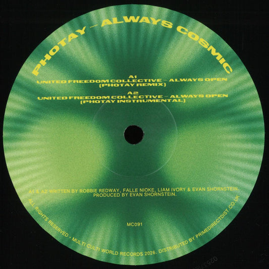 Photay - Always Cosmic (VINYL 12" Multi Culti MC091) | NEW - BREAKS *NEW*