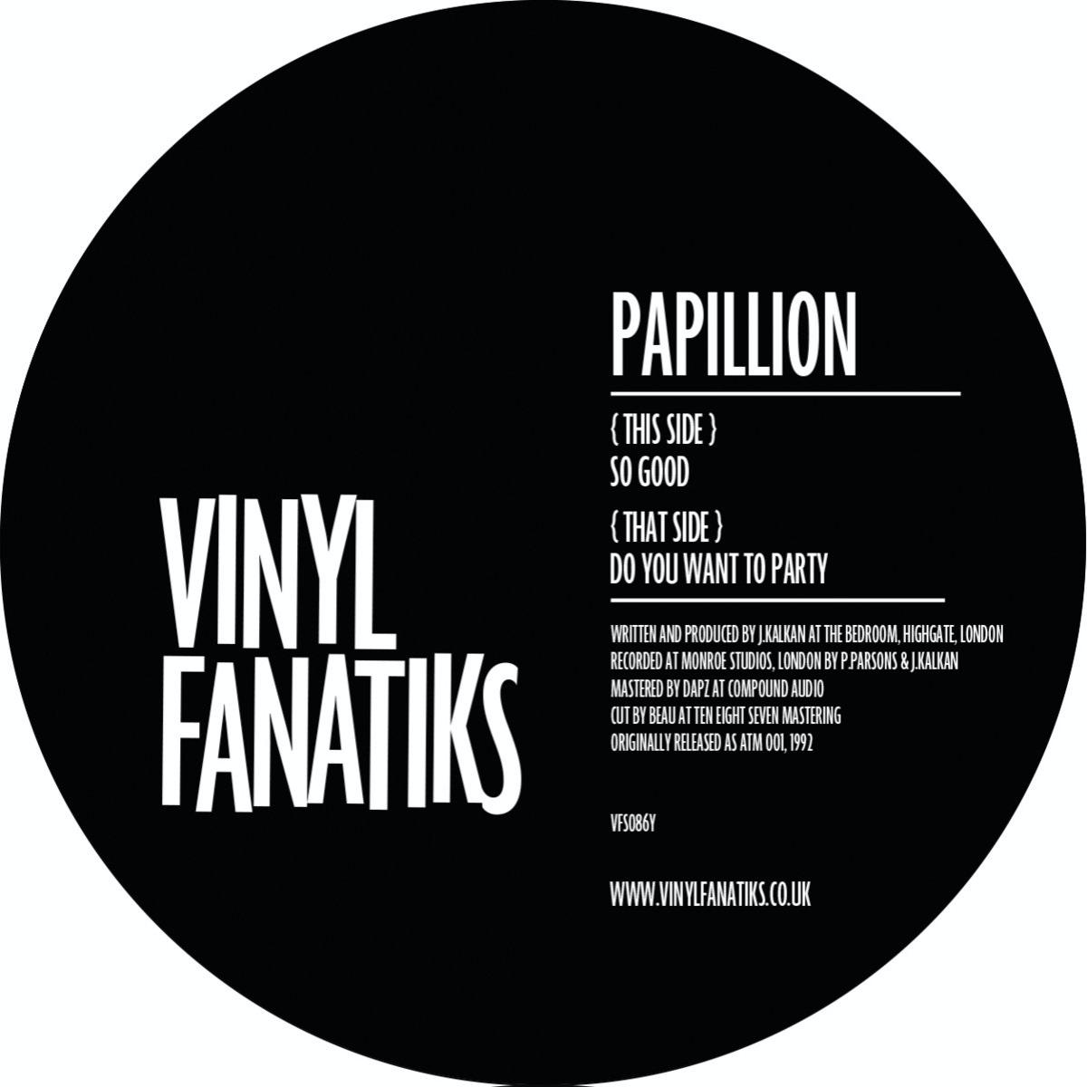 Papillion (DJ Seduction) - (PRESALE 5/22/26) So Good / Do You Want To Party (VINYL) | Mint (M) Mint (M) - BREAKS *NEW*
