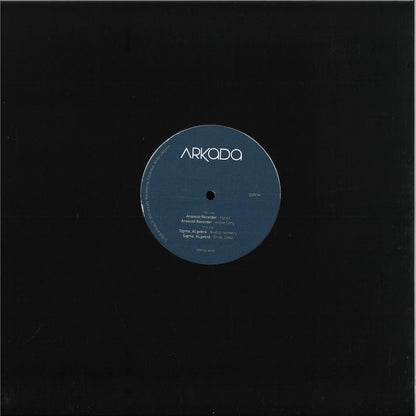 Arsonist Recorder / Sigma_ALgebra - Arkada 005 (VINYL 12" Arkada) | NEW - BREAKS *NEW*