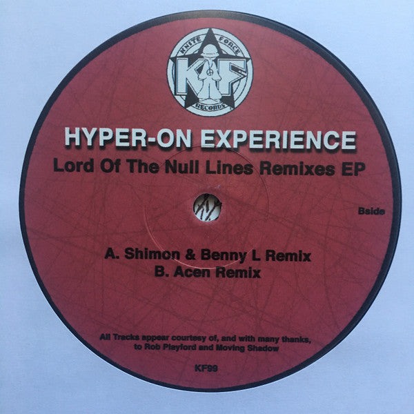 Hyper On Experience - Lord Of The Null Lines Remixes EP | Mint (M) Mint (M) - BREAKS *NEW*