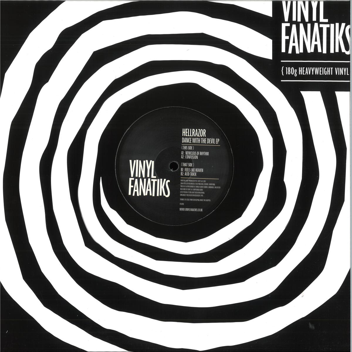Hellrazor - Dance With The Devil (VINYL 12" Vinyl Fanatiks VFS090) | NEW Mint (M) Mint (M) - BREAKS *NEW*