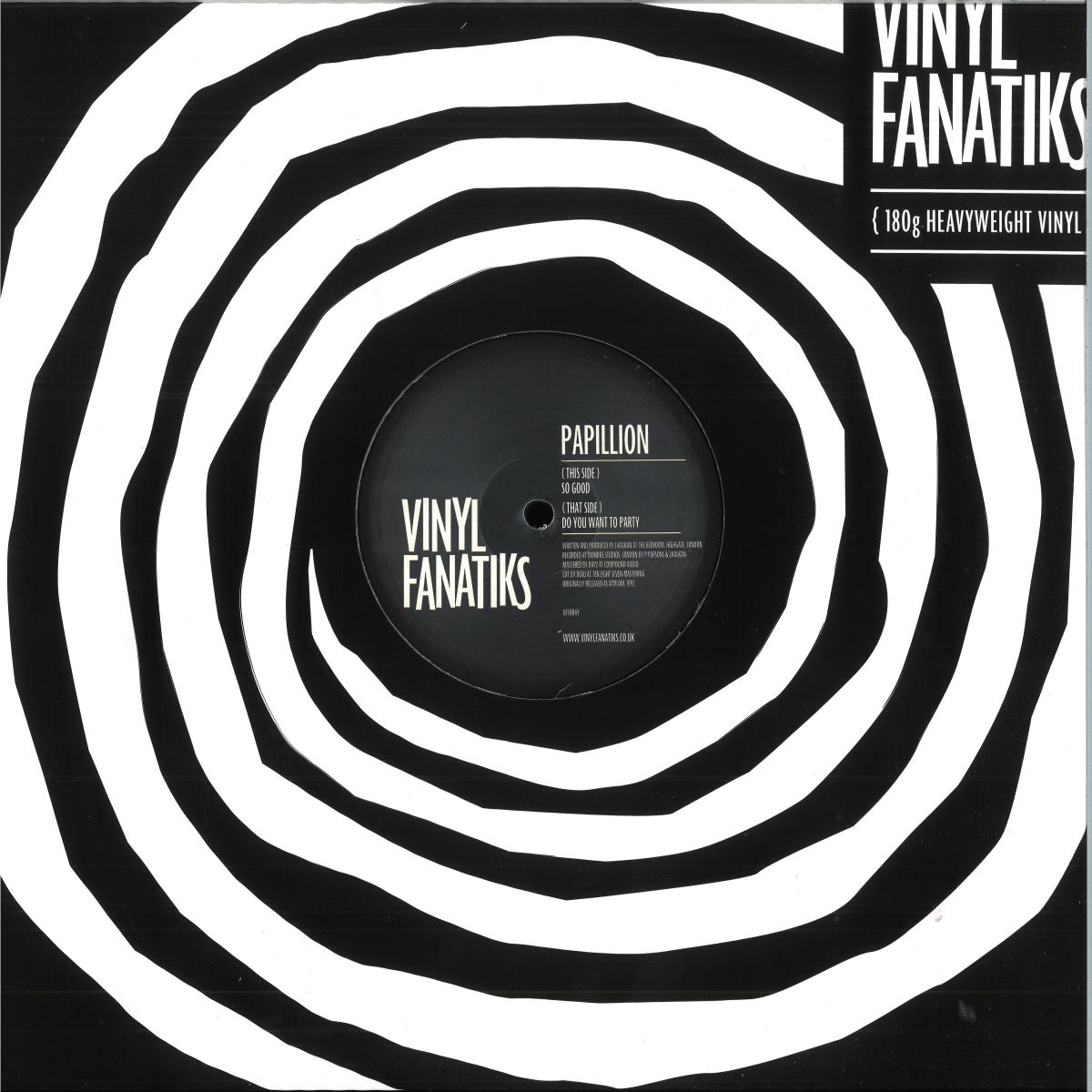 Papillion (DJ Seduction) - (PRESALE 08/04/26) So Good / Do You Want To Party (VINYL 12" Vinyl Fanatiks VFS086Y) | NEW Mint (M) Mint (M) - BREAKS *NEW*