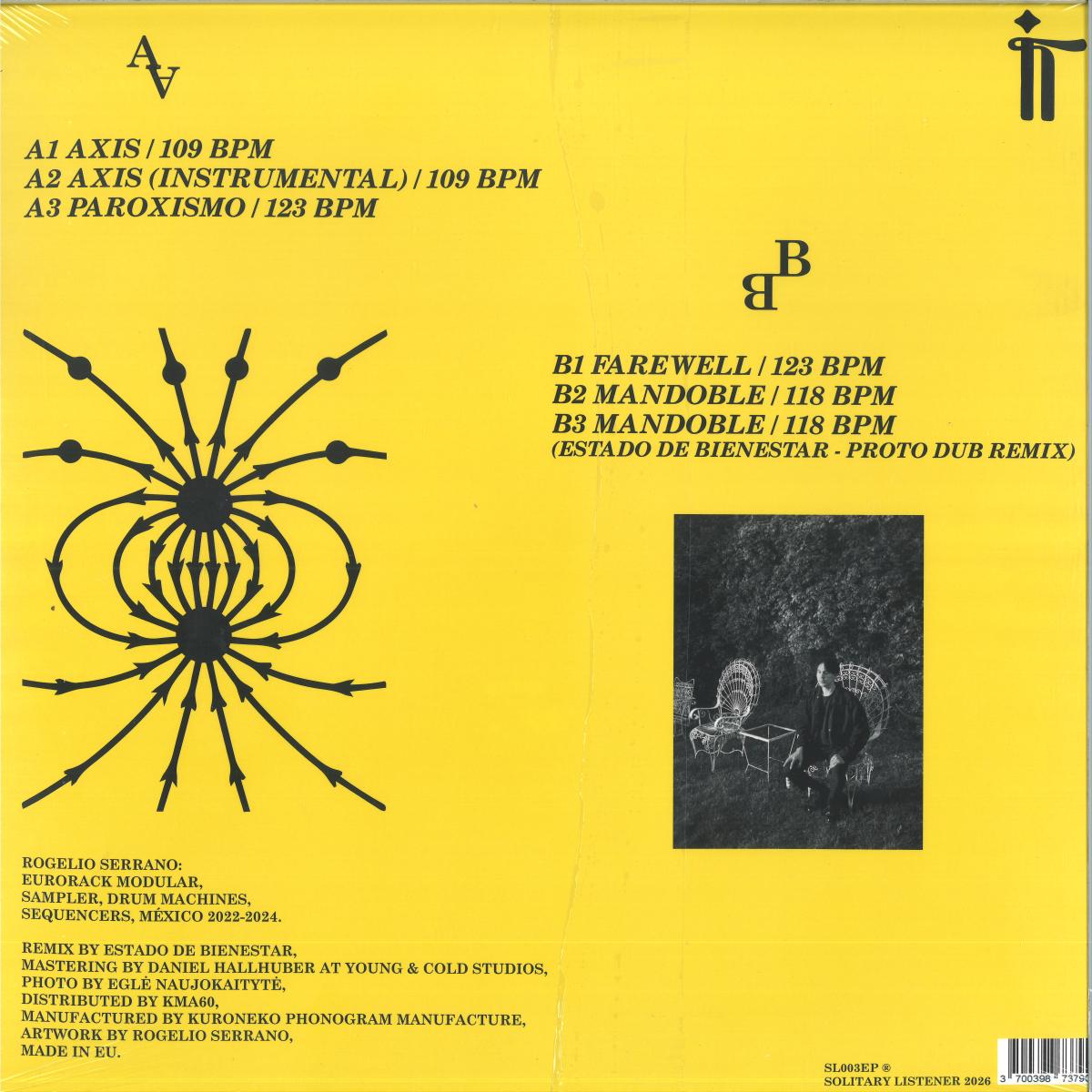 Equinoxious - Axis (VINYL 12" Solitary Listener SL003EP) | NEW Mint (M) Mint (M) - BREAKS *NEW*